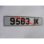 Vintage Pressed Plates Oblong and Square Large No's