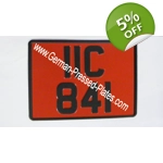 Vintage Pressed Plates Oblong and Square Large No's