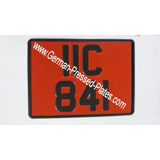 Vintage Pressed Plates Oblong and Square Large No's