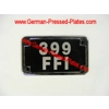 Motorcycle Plate 7X4ins & 4X7ins with Choices