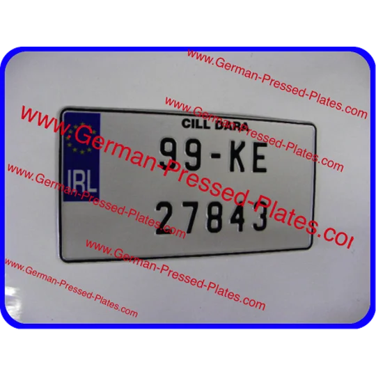 1 of JAP JDM Large Pressed Number Plate with Small No's