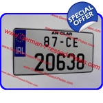 1 of JAP JDM Large Pressed Number Plate with 2 Size No's