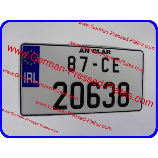 1 of JAP JDM Large Pressed Number Plate with 2 Size No's