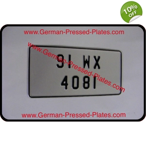 1 of JAP JDM Pressed Number Plate Small Size Digits