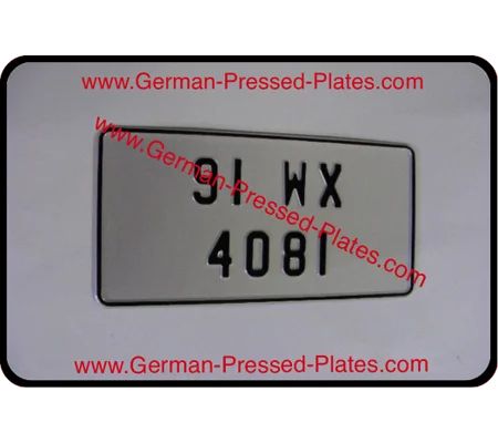 1 of JAP JDM Pressed Number Plate Small Size Digits