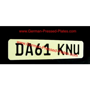 German Pressed Plate with Choices