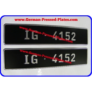 German Small No's Vintage Pressed Plate