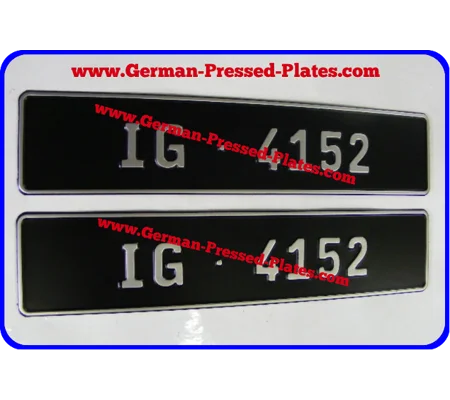 German Small No's Vintage Pressed Plate