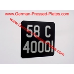 Motorcycle Pressed Sizes 6 1/2