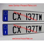Flag Choice Pressed Plates White x 2