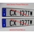 Flag Choice Pressed Plates White x 2