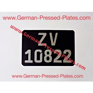 German Square Plate with Size & Colour Choice
