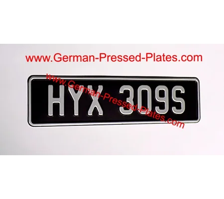 Small Front/Motorcycle Plate with Choices