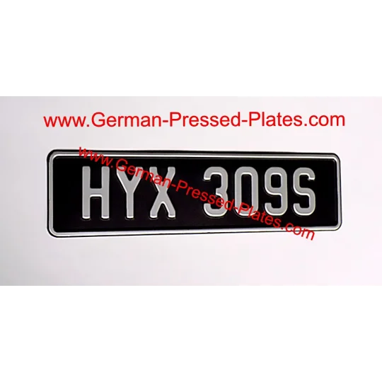 Small Front/Motorcycle Plate with Choices
