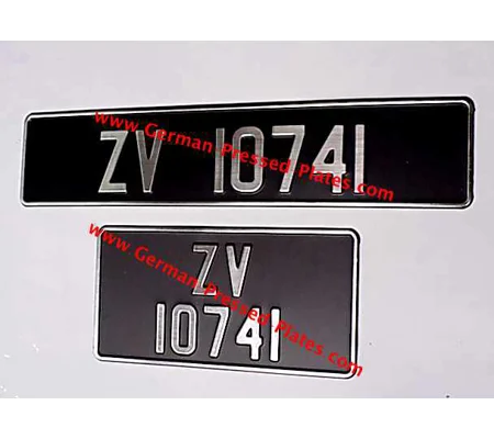 Brushed Chrome Vintage Pressed Plate 70 & 54mm