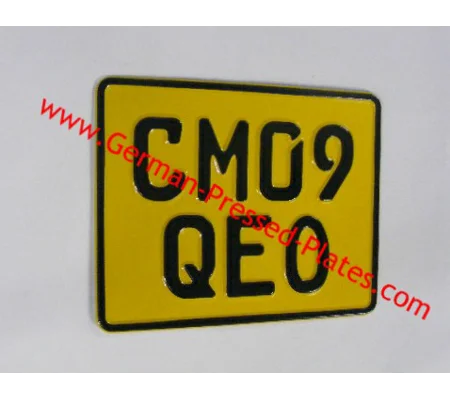 Square German Pressed Plate 190 X 150mm with Colour Choice