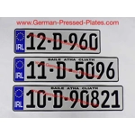 1 of Small Front German FE Pressed Plate with Size Choice