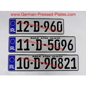 1 of Small Front German FE Pressed Plate with Size Choice