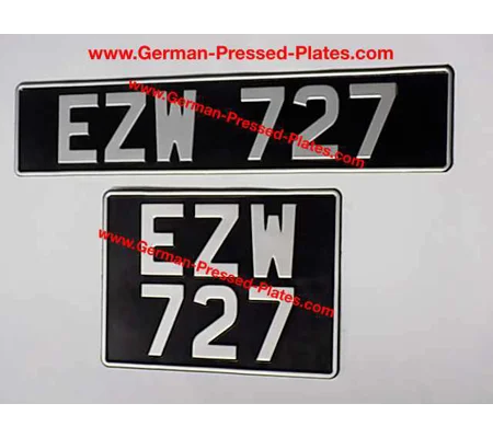 Vintage Pressed Plates Oblong and Square Large No's
