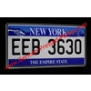 USA Pressed Number Plate With Medium Size Digit