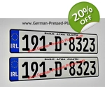 IRL German Pressed Plates x2, with Accessories Choices if Required