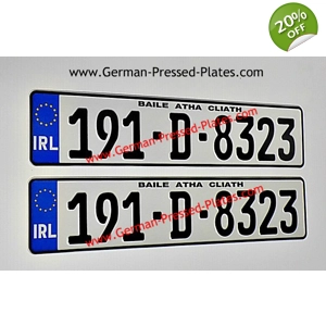 IRL German Pressed Plates x2, with Accessories Choices if Required