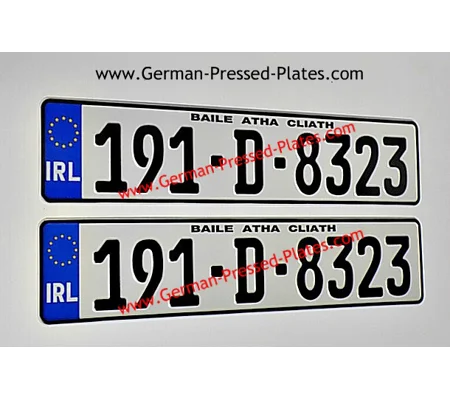 IRL German Pressed Plates x2, with Accessories Choices if Required