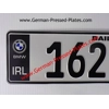 German Pressed Plates x2 with Black Flag Logo Choice