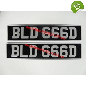 Vintage Silver Pressed Plates Oblong X 2 Pair