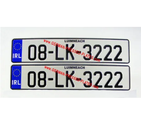 NCT Standard IRL Euro Pressed Plates x 2 Pair with 8 x Sticky Pads