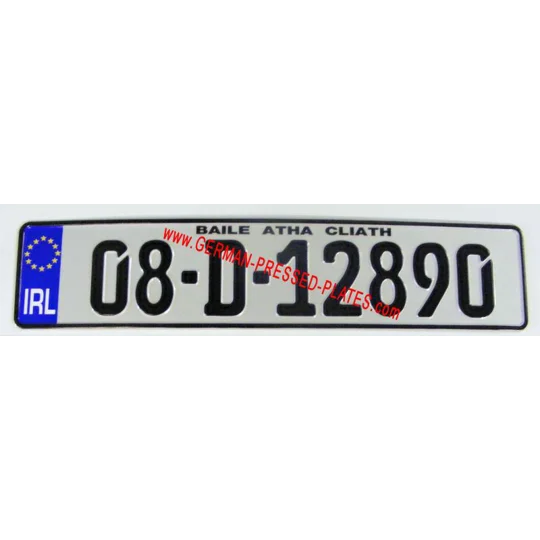 IRL German Pressed Plate White x 1 With Accessories Choices if Required