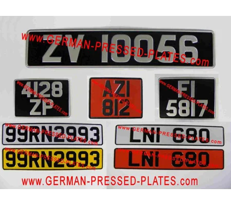 Vintage Pressed Plates Oblong and Square Large No's