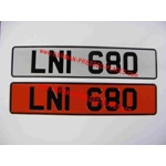 Vintage Pressed Plates Oblong and Square Large No's