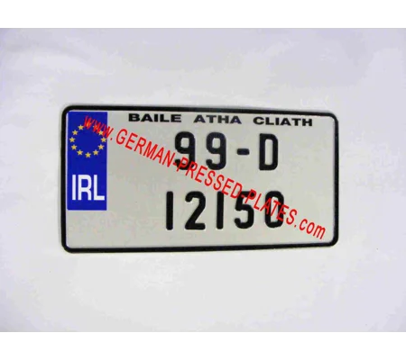 1 of JAP JDM Pressed IRL Number Plate Small Size Digits