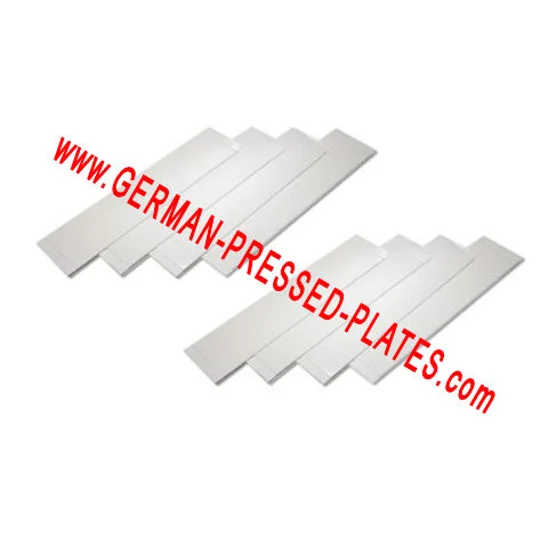 IRL German Pressed Plates x2, with Accessories Choices if Required