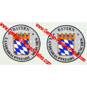 Bayern Stadt Seals x 2 / Wolfsburg Stadt Seals x 2