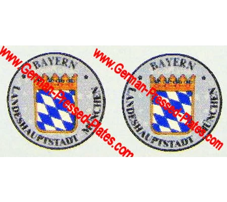 Bayern Stadt Seals x 2 / Wolfsburg Stadt Seals x 2