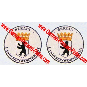 Berlin Stadt Seals x 2 / Stuttgart Stadt Seals  x 2