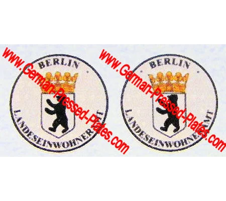 Berlin Stadt Seals x 2 / Stuttgart Stadt Seals x 2