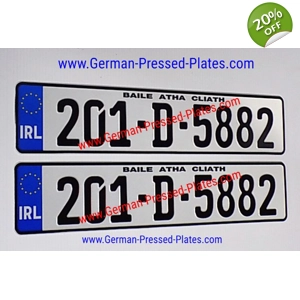 IRL German Pressed Plates x2 1 Pair