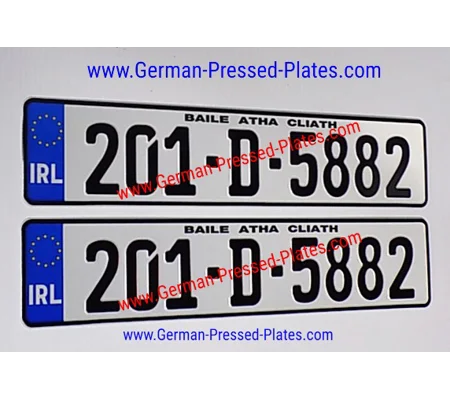 IRL German Pressed Plates x2 1 Pair