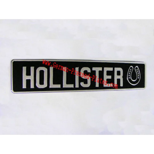 Fun Pressed Plate with a Symbol Choice