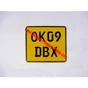 Square German Pressed Plate 200 X 180mm with Colour Choice