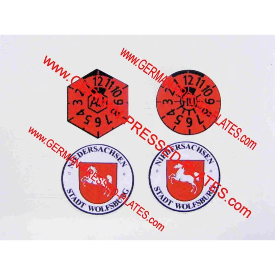 IRL German Pressed Plates x2, with Accessories Choices if Required
