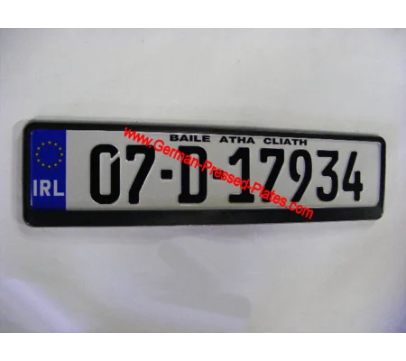 IRL German Pressed Plates x 2 + Black Frames x 2