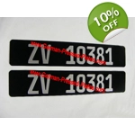 German Pressed Plate Oblong 508mmx100mm