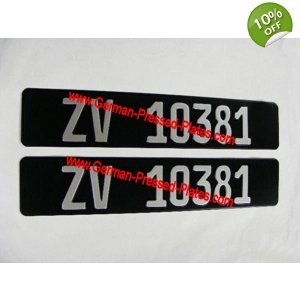 German Pressed Plate Oblong 508mmx100mm