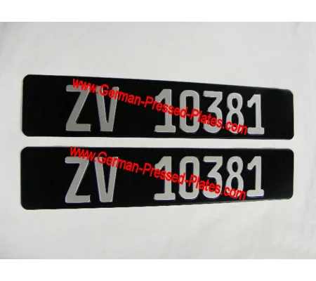 German Pressed Plate Oblong 508mmx100mm