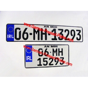 IRL German Square & Oblong Plate Pressed