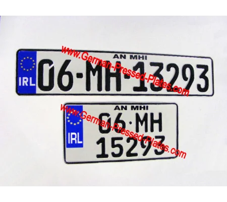 IRL German Square & Oblong Plate Pressed